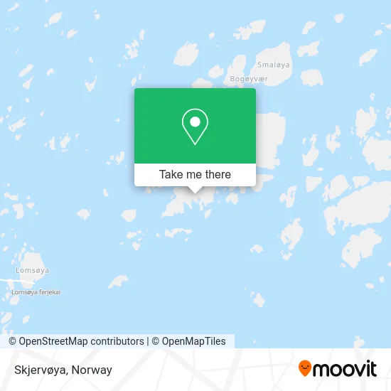 Skjervøya map