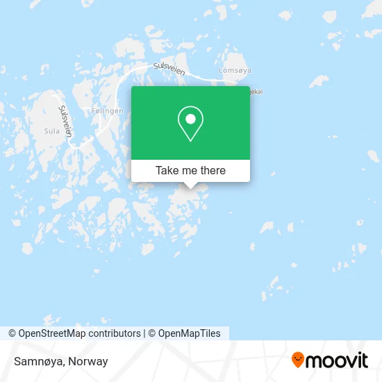 Samnøya map