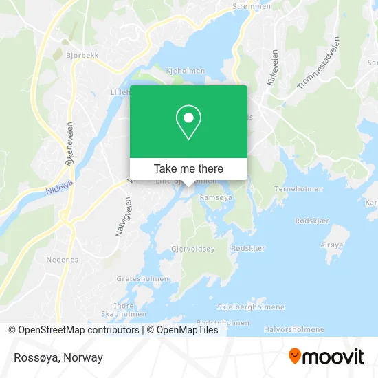 Rossøya map
