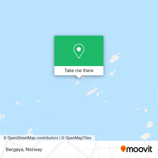 Bergøya map