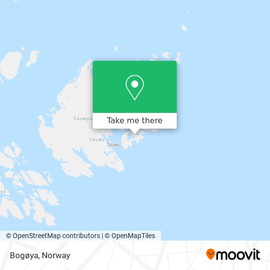 Bogøya map