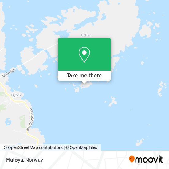 Flatøya map