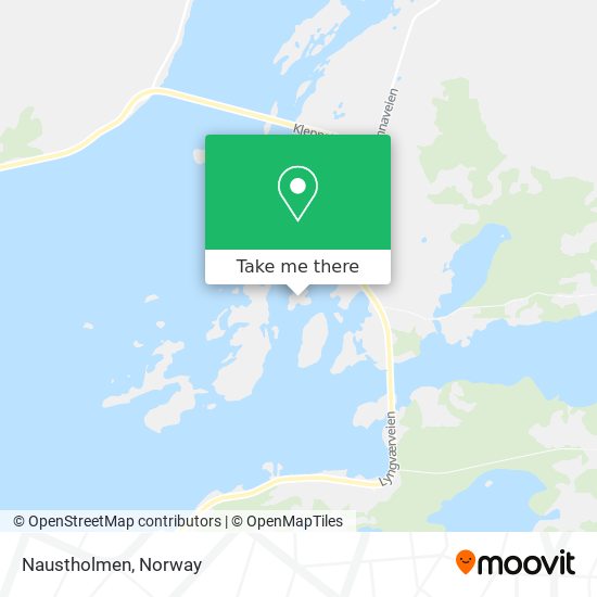 Naustholmen map