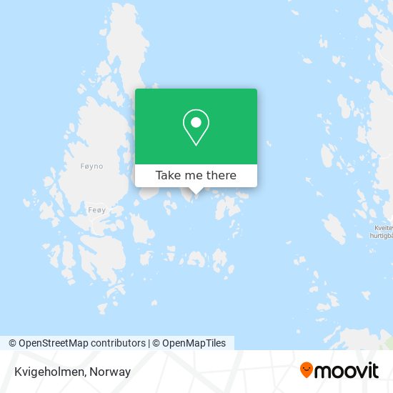 Kvigeholmen map