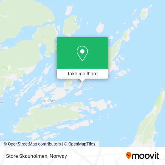 Store Skauholmen map
