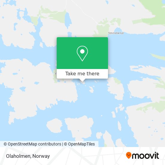 Olaholmen map