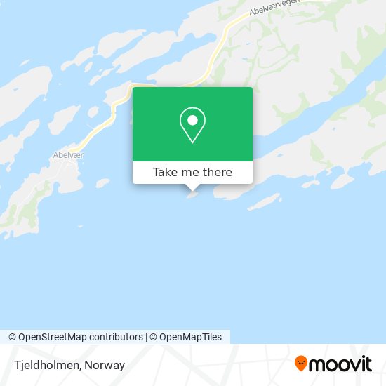 Tjeldholmen map