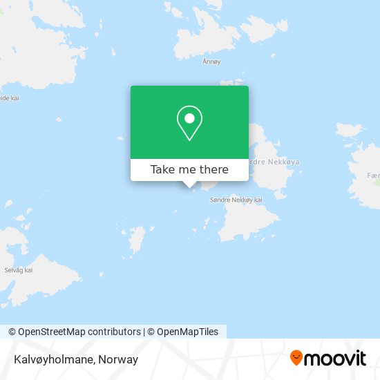 Kalvøyholmane map