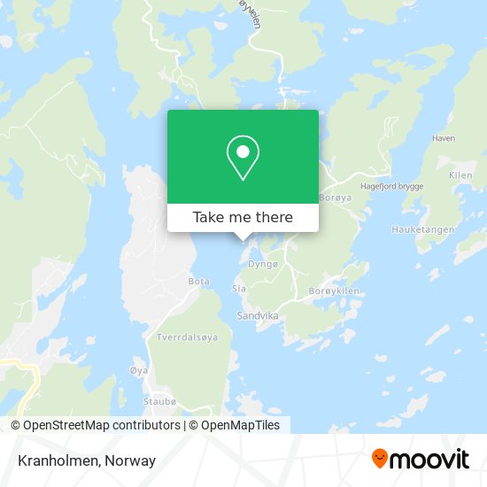 Kranholmen map