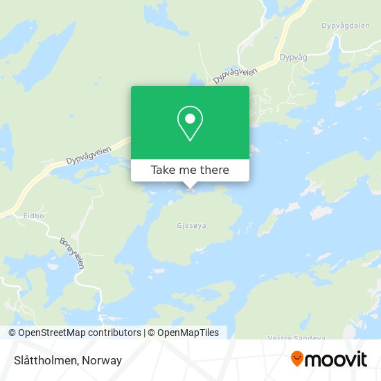 Slåttholmen map