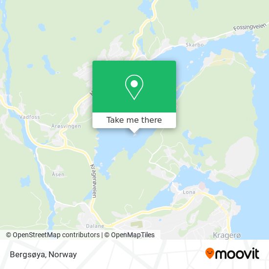 Bergsøya map