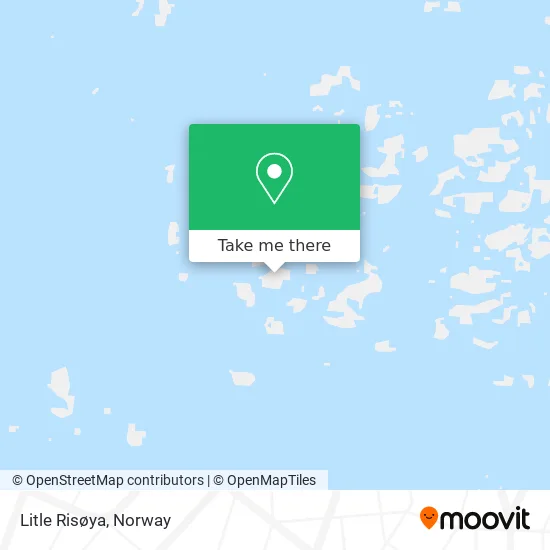 Litle Risøya map