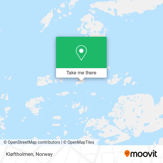 Kløftholmen map