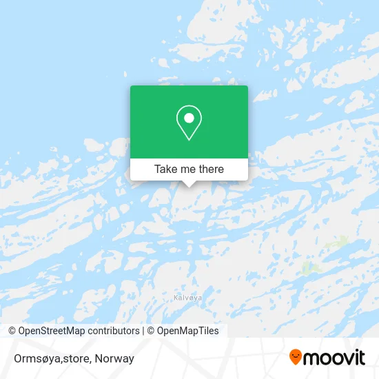 Ormsøya,store map