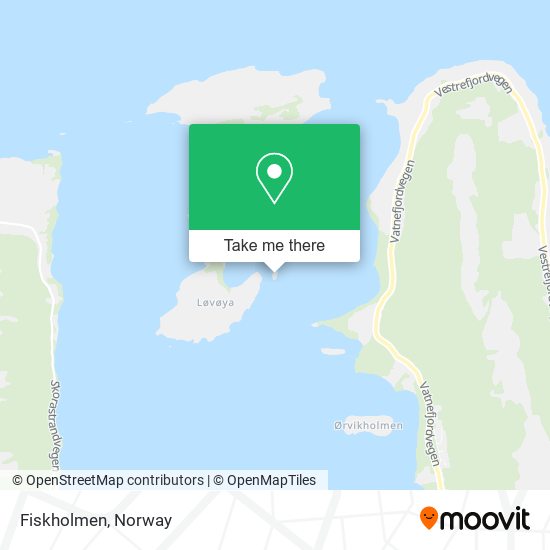 Fiskholmen map