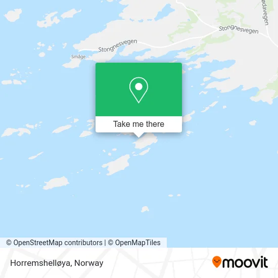 Horremshelløya map