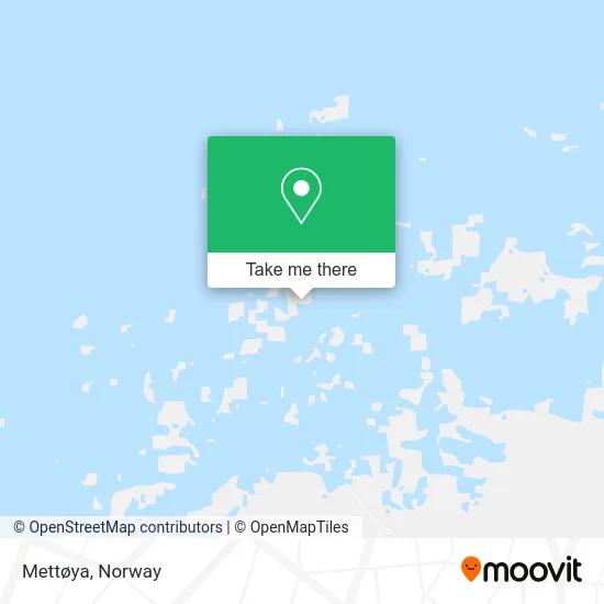 Mettøya map