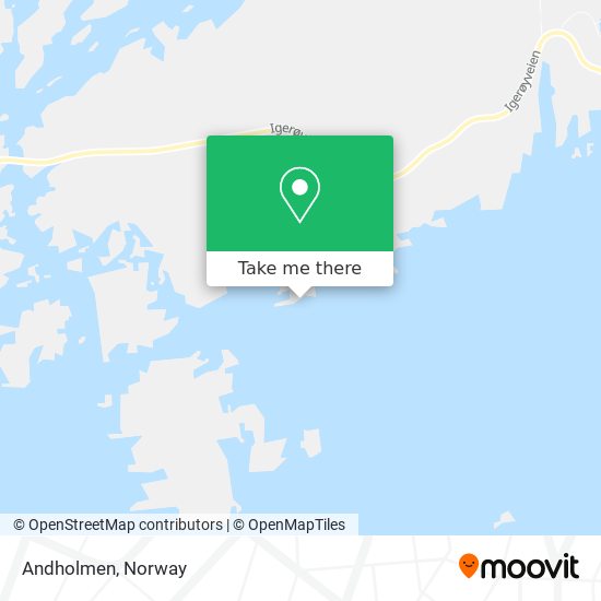 Andholmen map