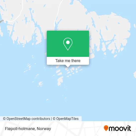 Fløpoll-holmane map
