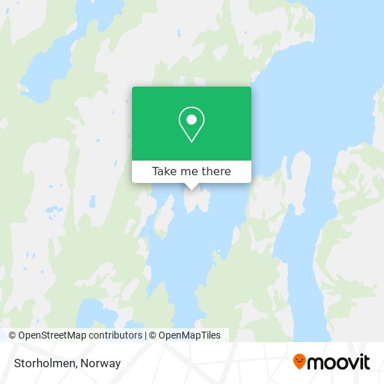 Storholmen map