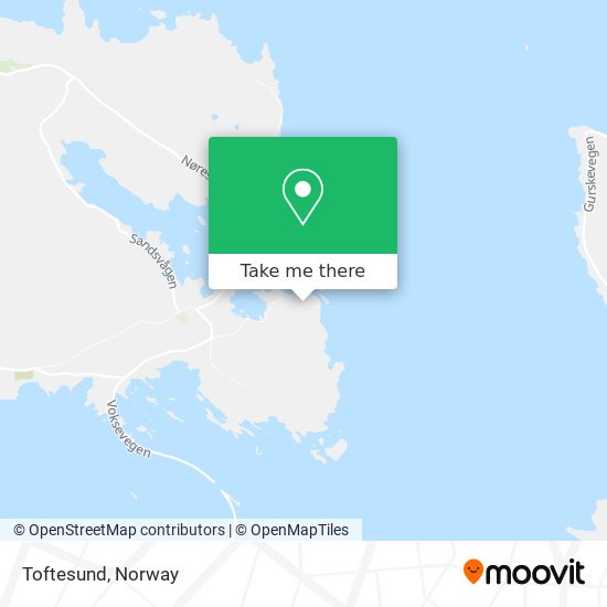 Toftesund map