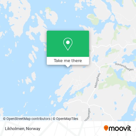 Likholmen map