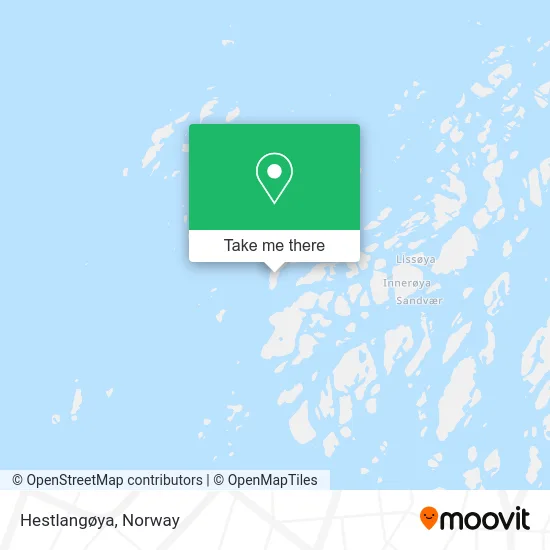 Hestlangøya map