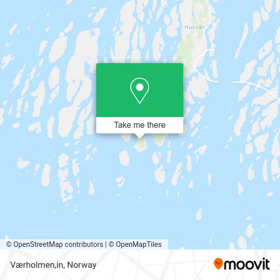 Værholmen,in map