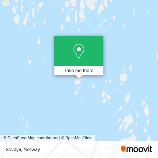 Sevøya map