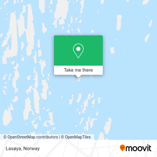 Lasøya map