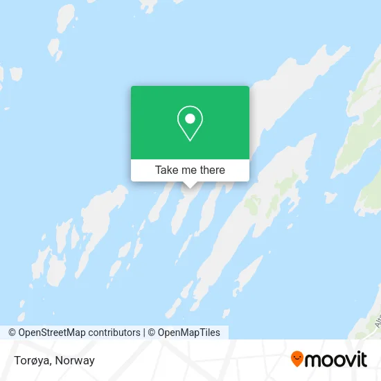 Torøya map