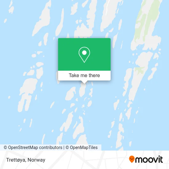 Trettøya map