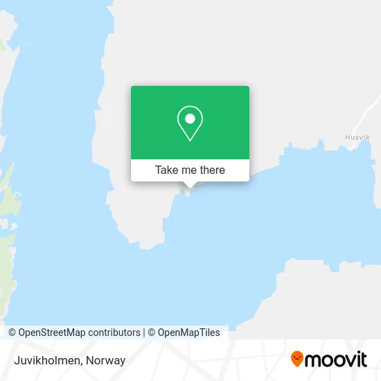 Juvikholmen map