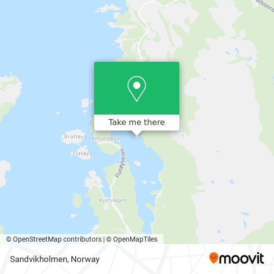 Sandvikholmen map