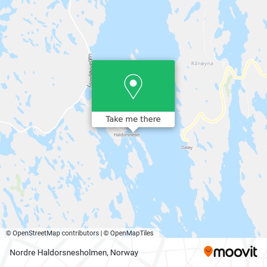 Nordre Haldorsnesholmen map