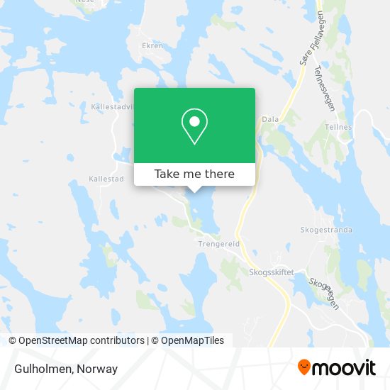 Gulholmen map