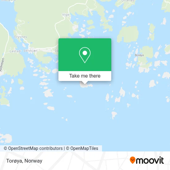 Torøya map