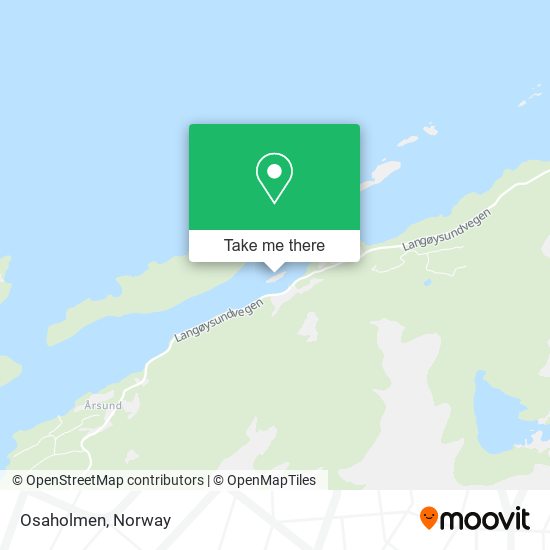 Osaholmen map