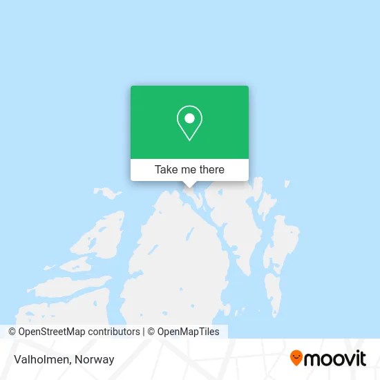 Valholmen map
