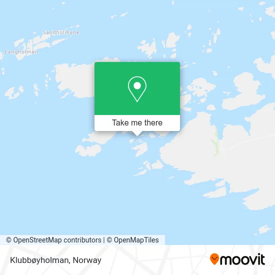 Klubbøyholman map