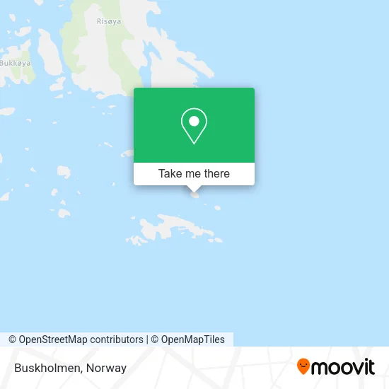 Buskholmen map