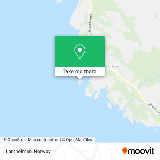 Lamholmen map