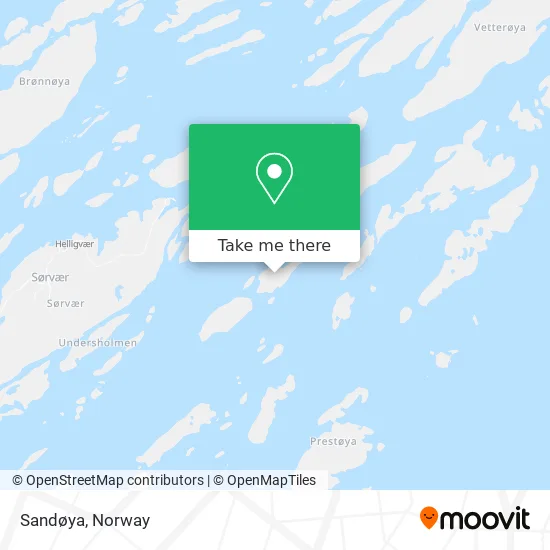 Sandøya map