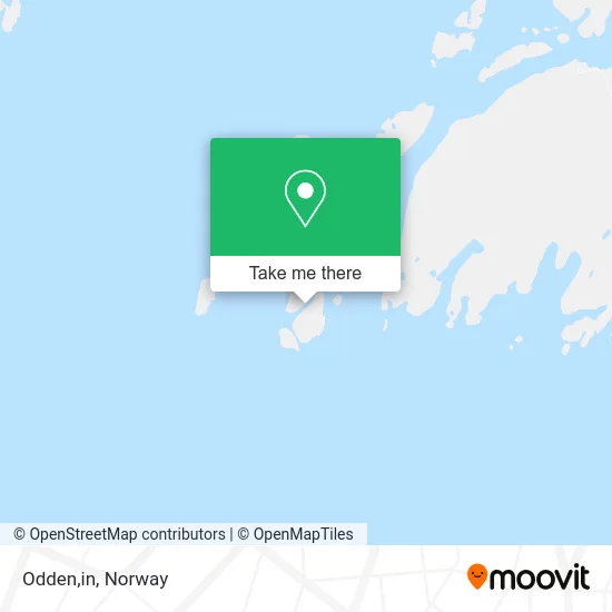Odden,in map