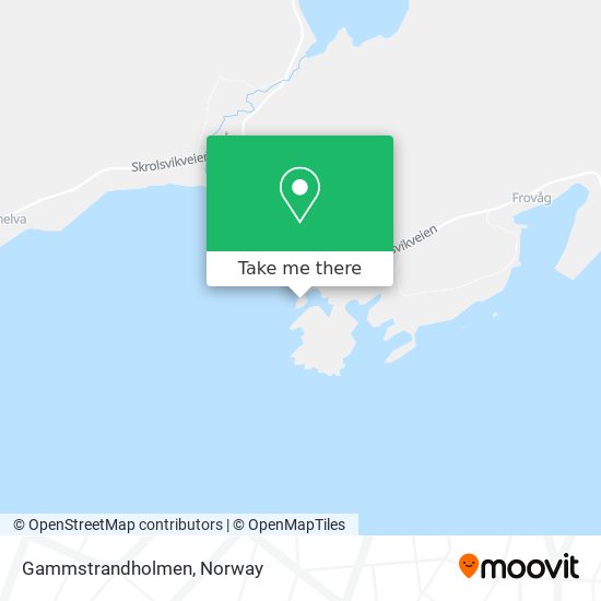 Gammstrandholmen map