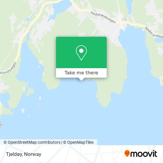 Tjeldøy map