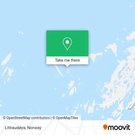 Litlraudøya map