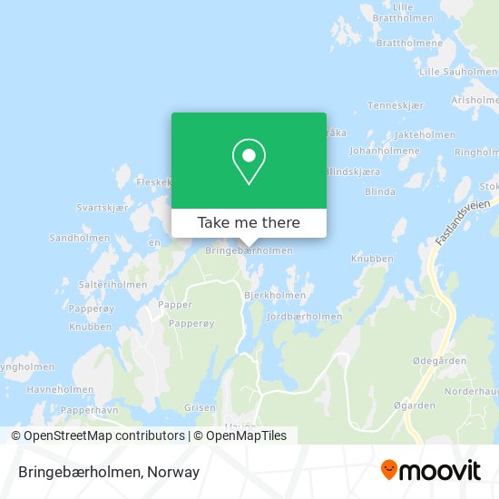 Bringebærholmen map