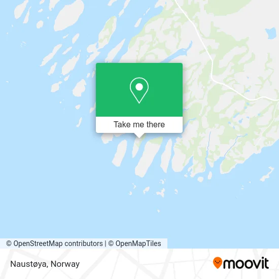 Naustøya map