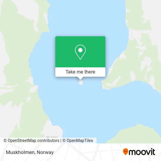 Muskholmen map